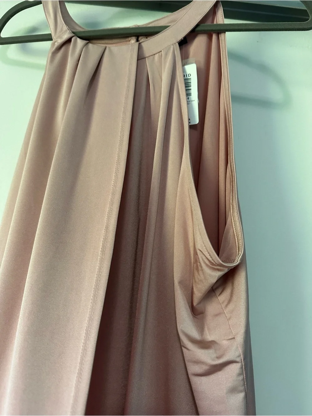 Women’s Sleeveless A-Line Blouse in Dusty Rose